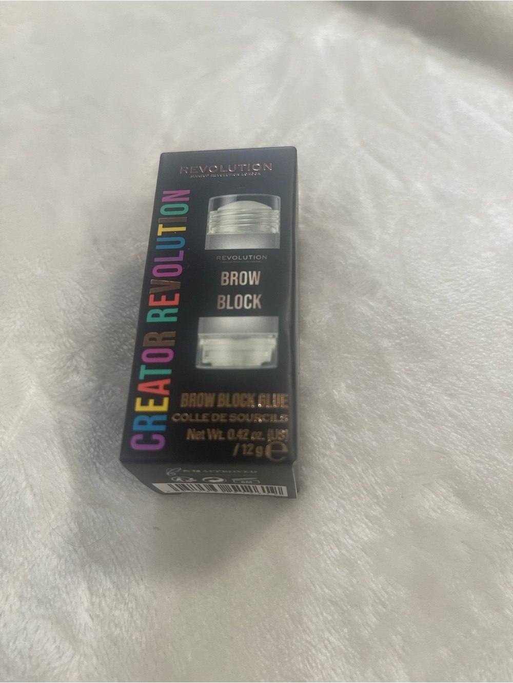 Revolution Brow Blocking Glue - Black Packaging